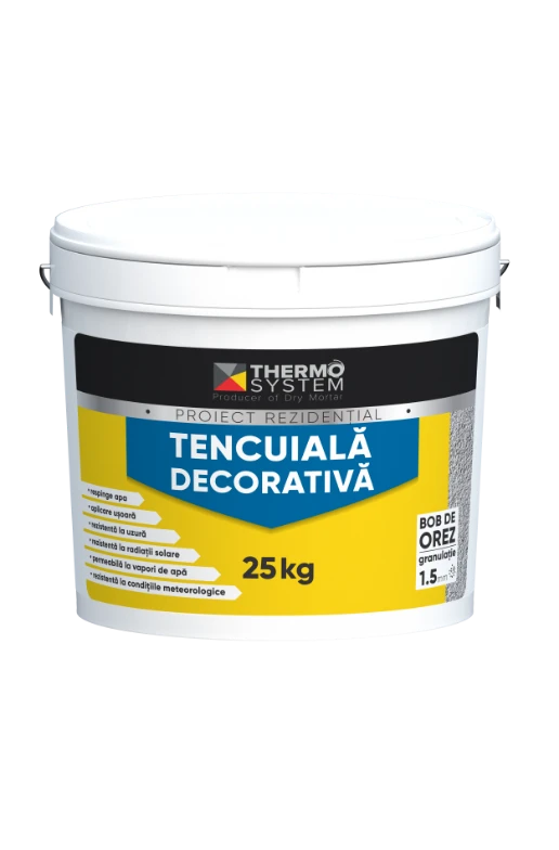 Tencuială decorativă Proiect Rezidențial Bob de Orez