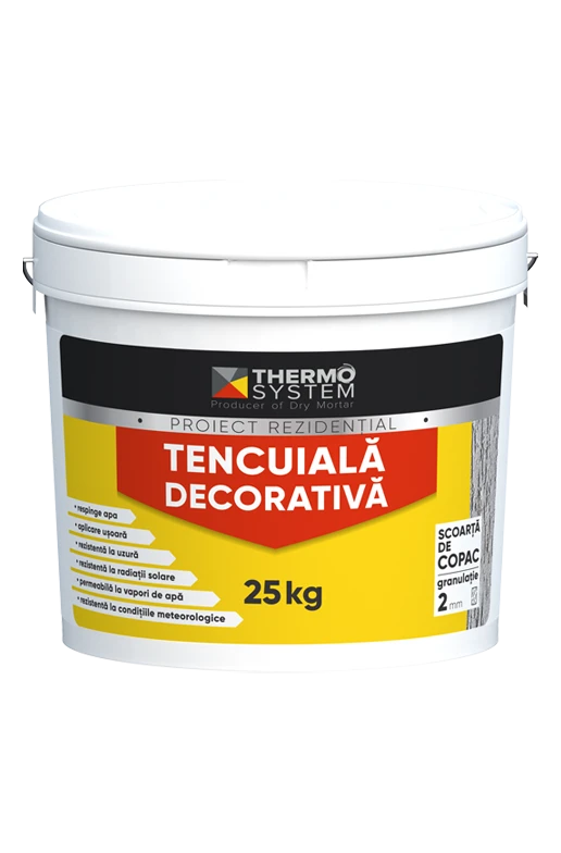 Tencuială decorativă proiect rezidențial scoarță de copac